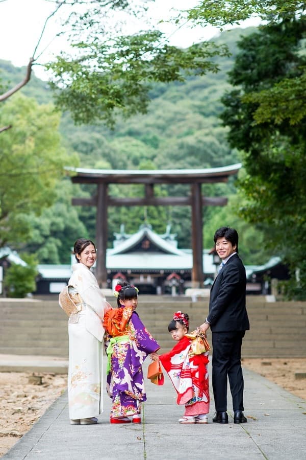岡山 七五三 護国神社