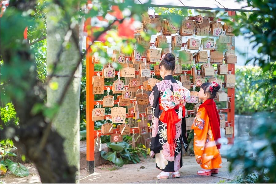 岡山神社 七五三 ロケ